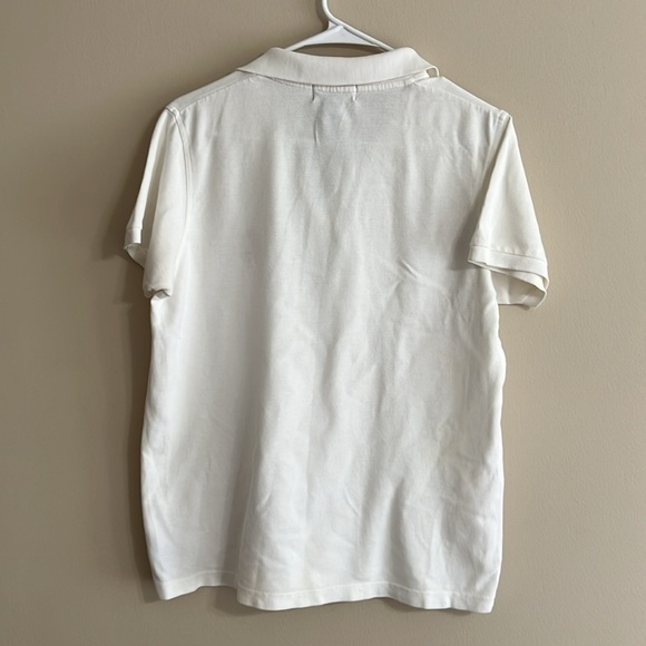 Bundle of Two Vintage Ralph Lauren White Blue Chest Crest Logo Short Sleeve Polo - Picture 5 of 13